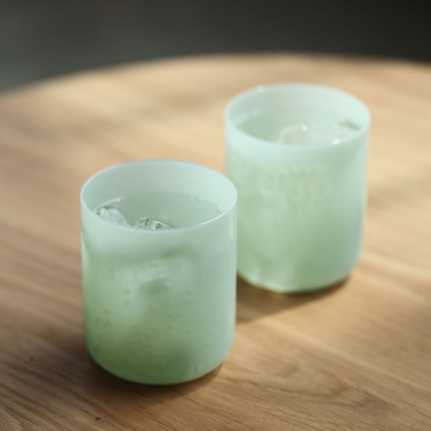 ideaco ミルクガラス HAKU medium 290ml ～2個セット～