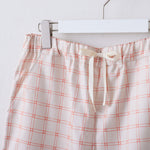 (無料サンプル)Rubber band check -MUDDY WORKS by Tomotake- オーガニックコットン100%オックス EKX-141-1A(sample)
