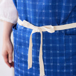 (無料サンプル)Rubber band check -MUDDY WORKS by Tomotake- オーガニックコットン100%オックス EKX-141-1A(sample)