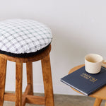 (無料サンプル)Rubber band check -MUDDY WORKS by Tomotake- オーガニックコットン100%オックス EKX-141-1A(sample)