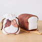 ANIMAL BREAD ～ネコ食パン～ パネル生地 綿100％シーチング