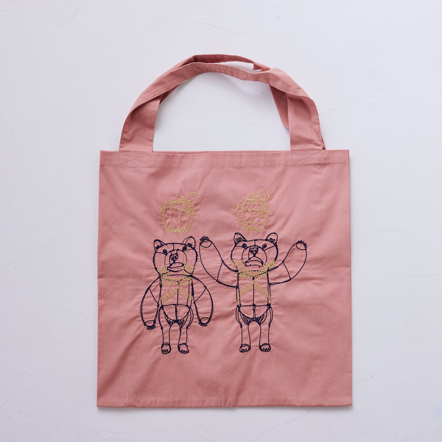 【＋HAyU fabric】-Twin Tote bags- トートバッグ ～HAyU BEAR Friends～
