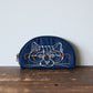【＋HAyU fabric】-glasses case- 刺繍ポーチ