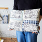 ＋HAyU fabric ～HAyU CAT～パネル生地 綿麻キャンバス - cocca