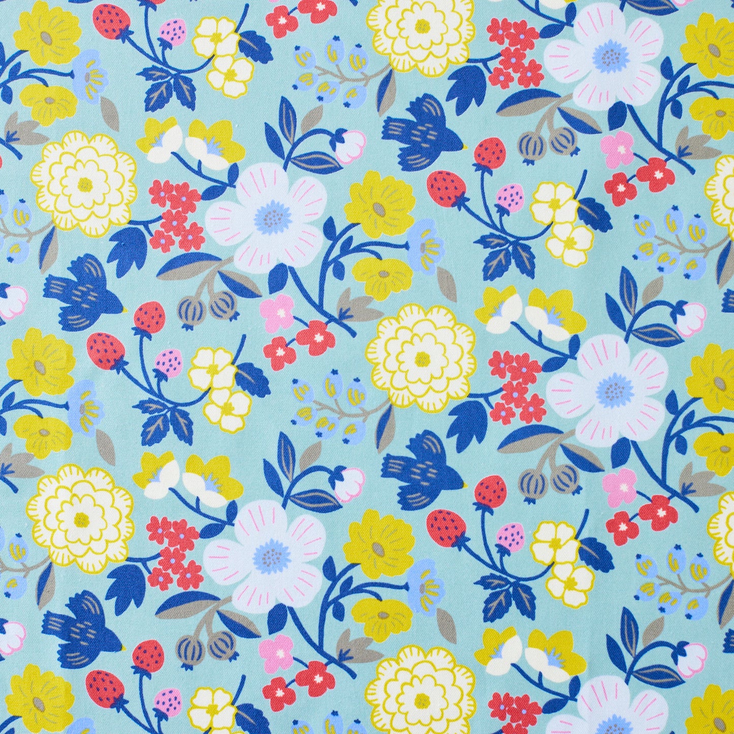 【SALE】sopo retro ～バードフラワー～ 綿100％オックス