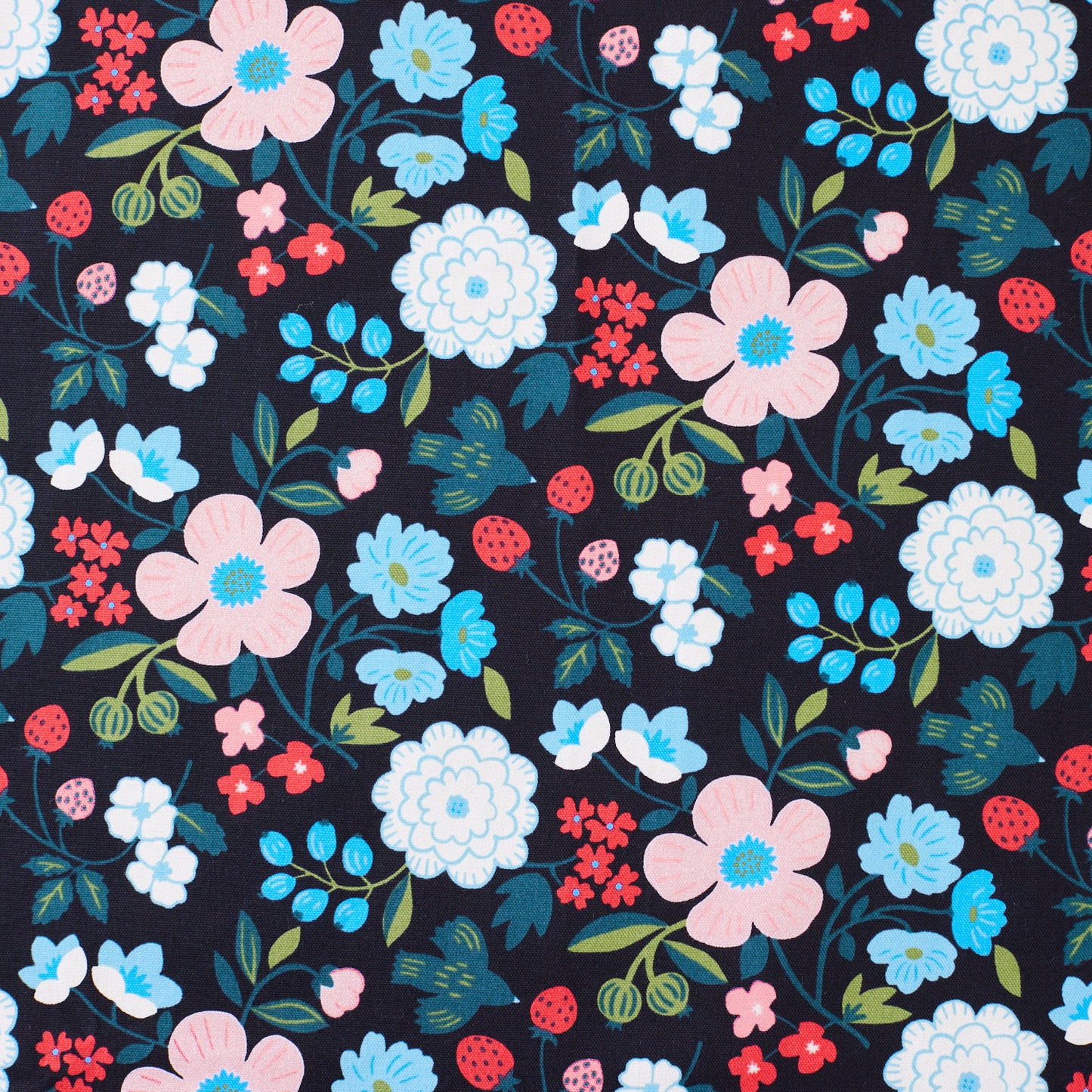 【SALE】sopo retro ～バードフラワー～ 綿100％オックス