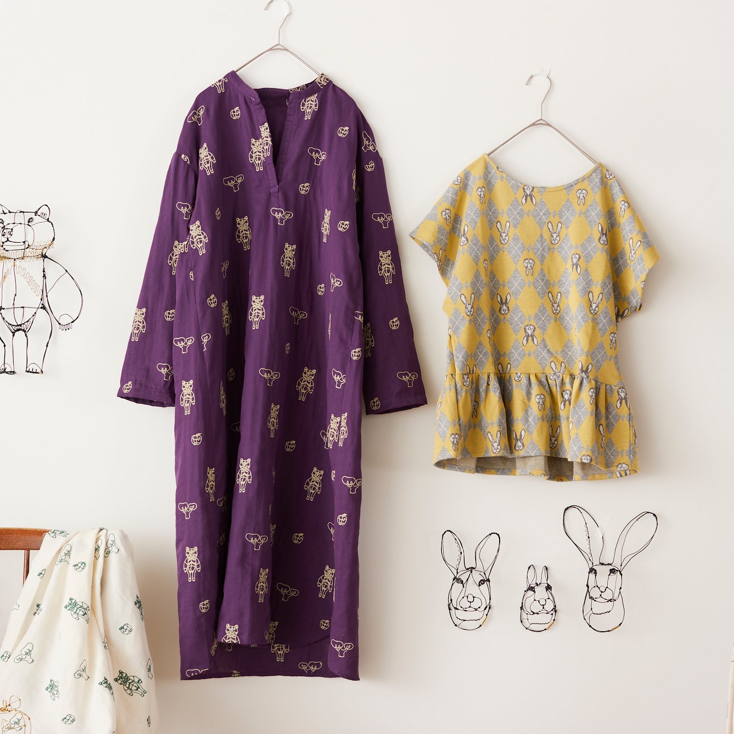 桜パッチワーク刺繍コート | レディース服・レディース