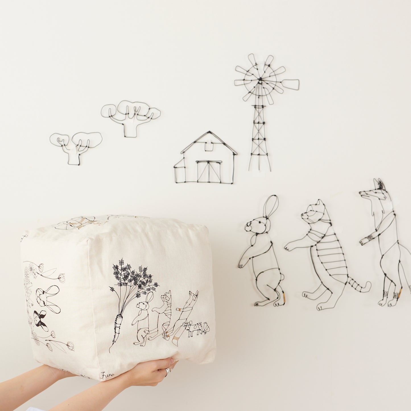 【cocca限定商品】＋HAyU fabric ～カレンダーパネル～ 綿麻キャンバス