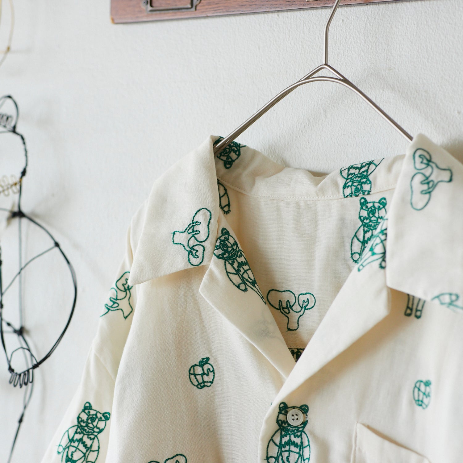 (無料サンプル)＋HAyU fabric ～HAyU BEAR 2023～　綿100%ダブルガーゼ刺繍 - cocca