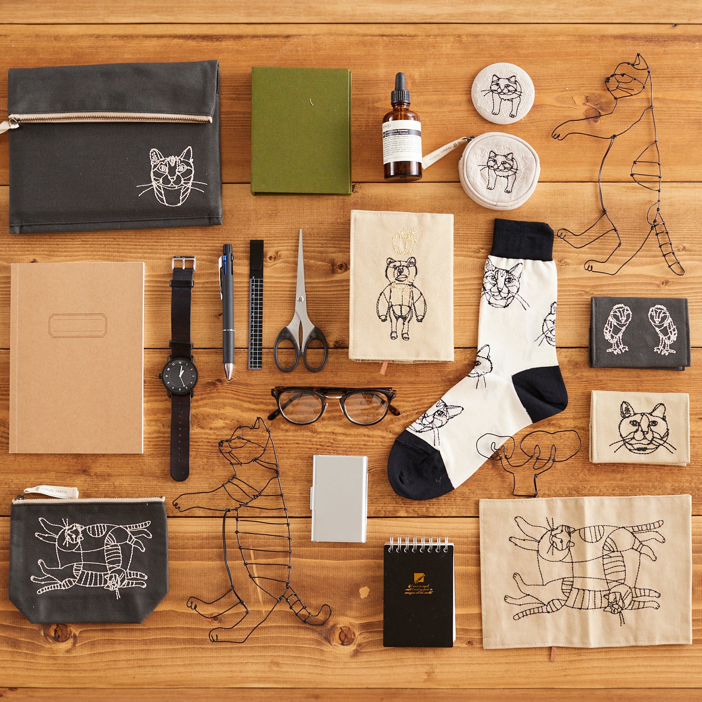 【＋HAyU fabric】 -stationery & goods-  カードフォルダー