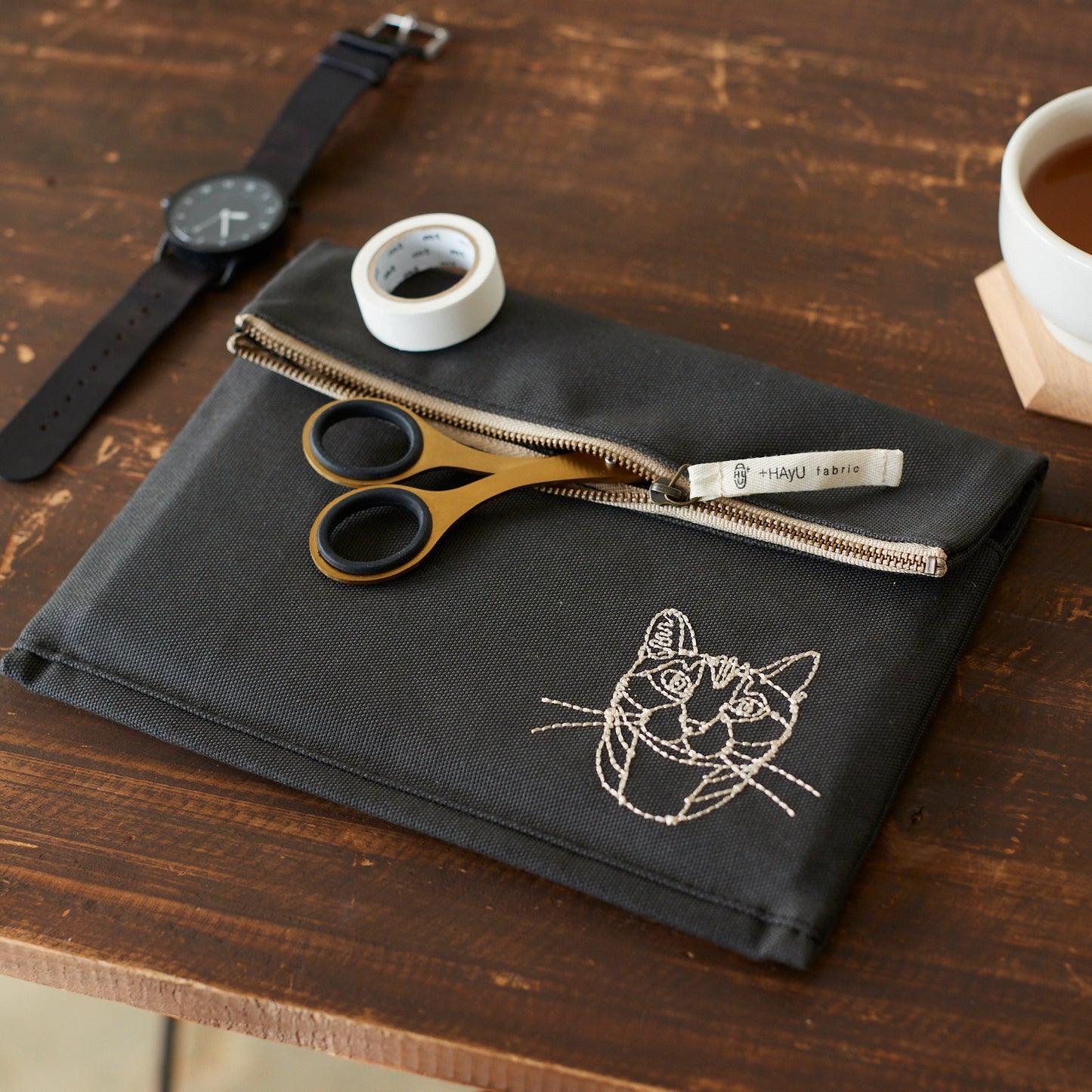 【＋HAyU fabric】 -stationery & goods-  ポケットブック