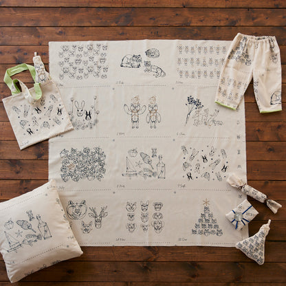 【cocca限定商品】＋HAyU fabric ～カレンダーパネル～ 綿麻キャンバス