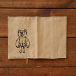 【＋HAyU fabric】 -stationery & goods- HAyU Bear ブックカバー TCJG-1064-1A