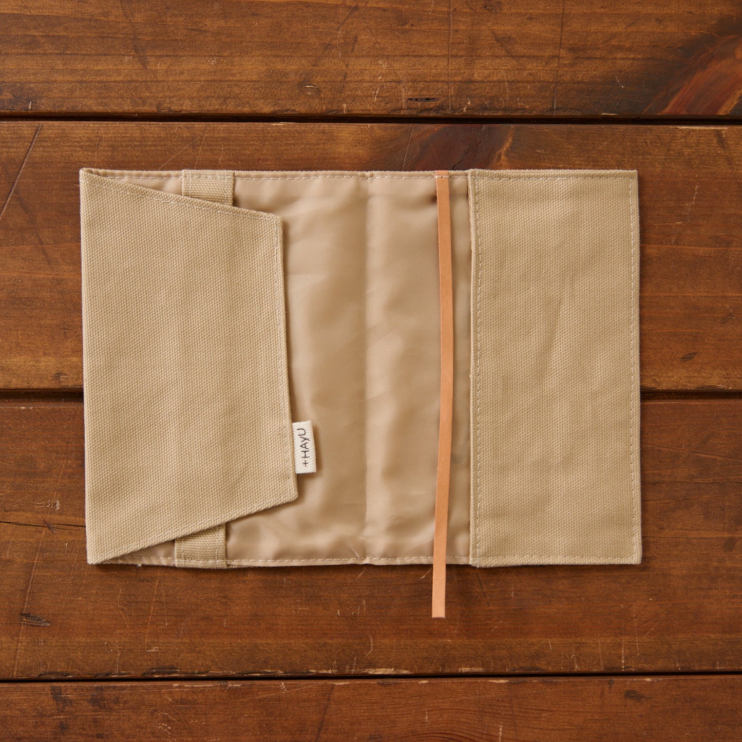 【＋HAyU fabric】 -stationery & goods- HAyU Bear ブックカバー