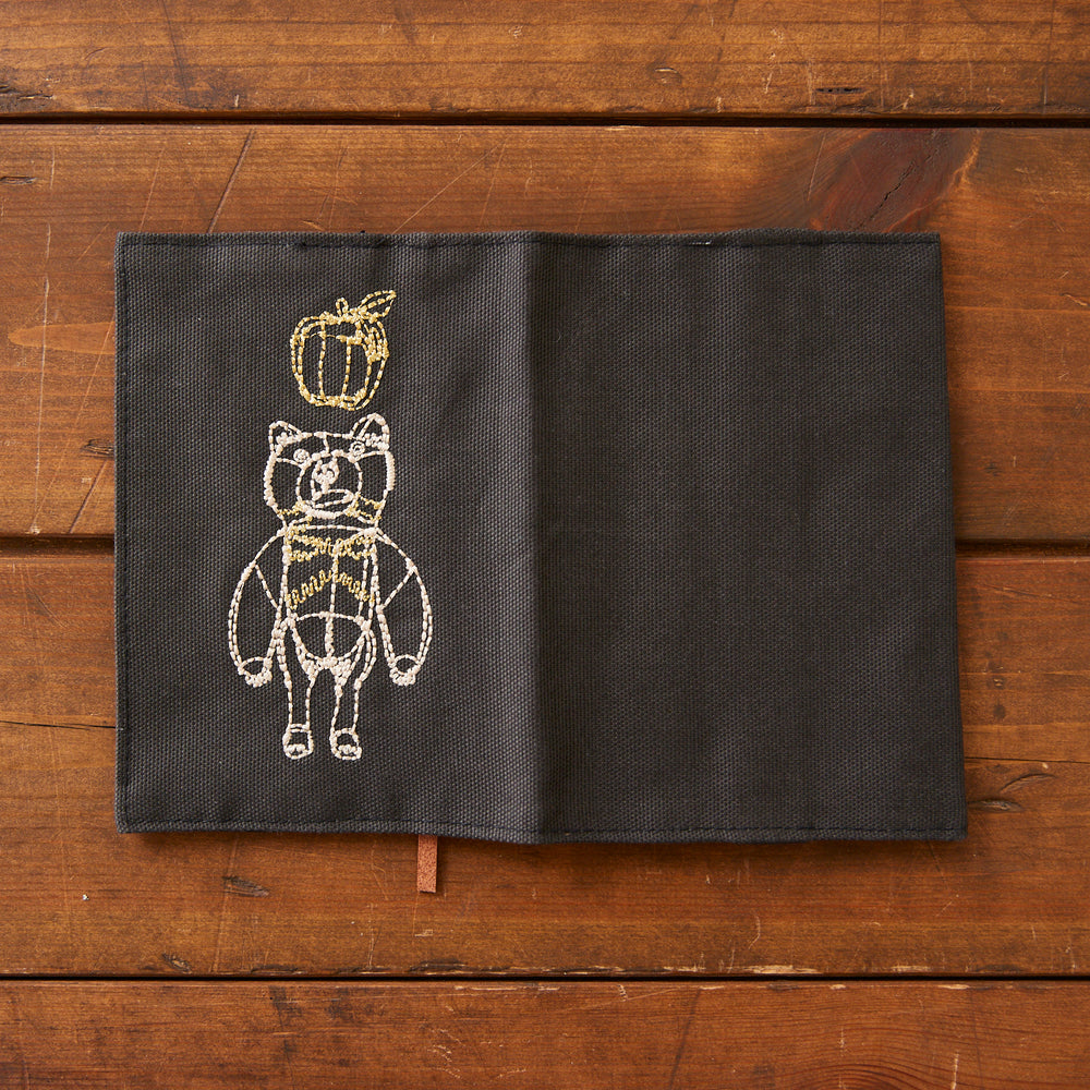 【+HAyU fabric】 -stationery & goods- HAyU Bear ブックカバー