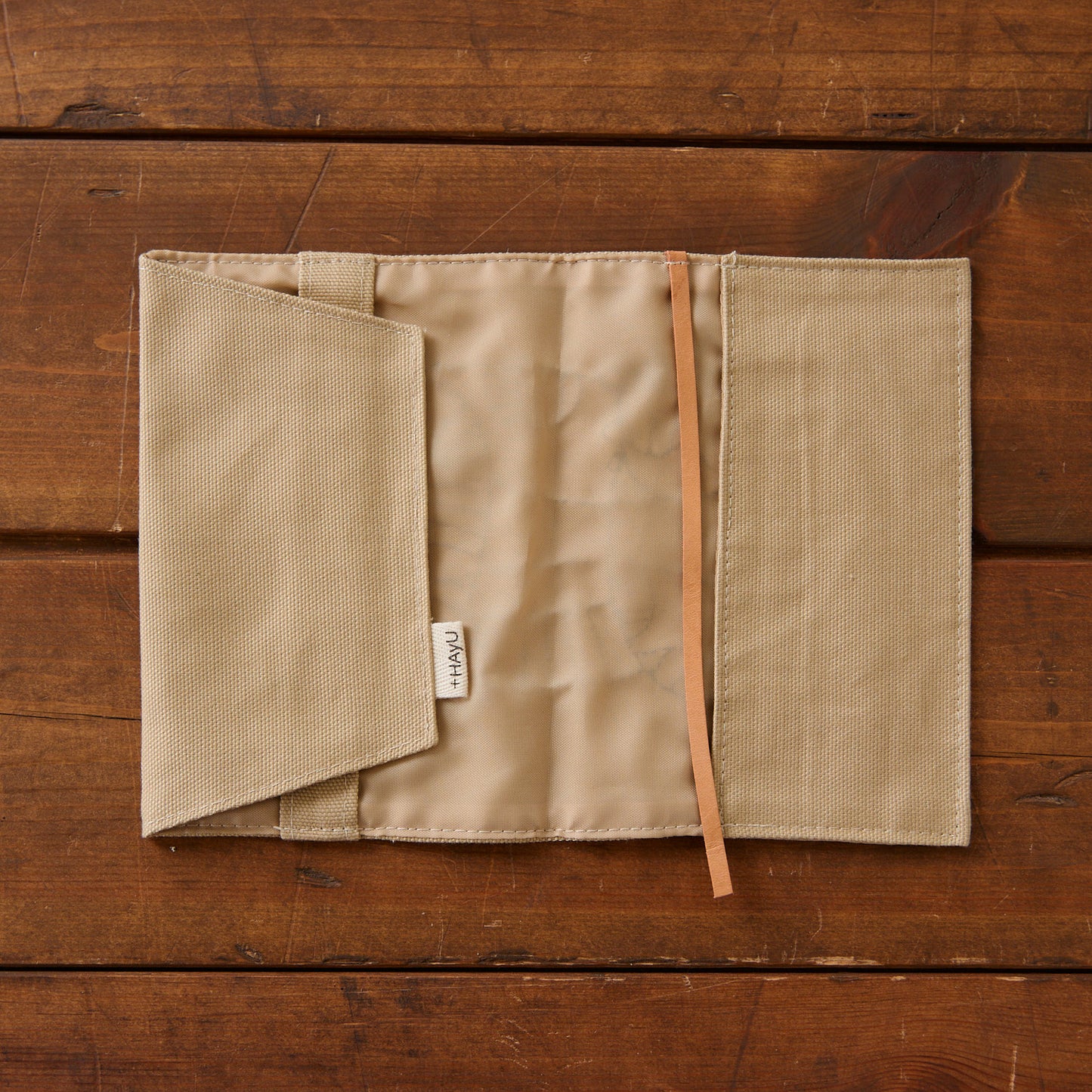 【＋HAyU fabric】 -stationery & goods- me&nya ブックカバー
