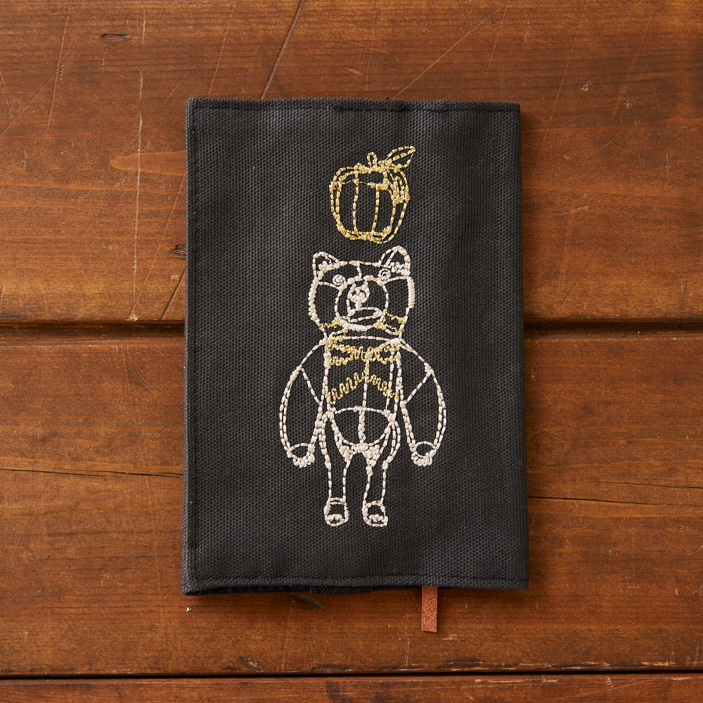 【＋HAyU fabric】 -stationery & goods- HAyU Bear ブックカバー TCJG-1064-1A