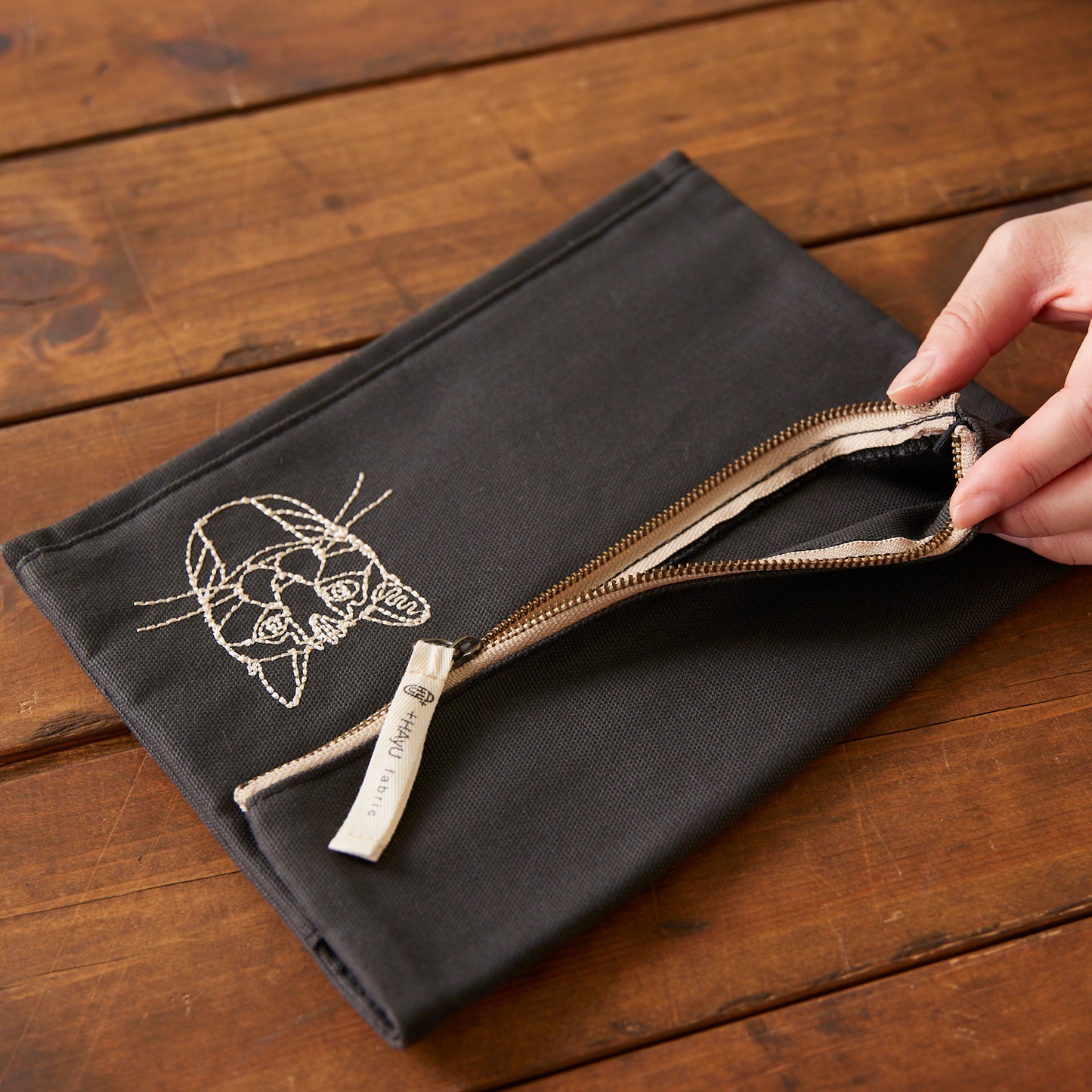 【＋HAyU fabric】 -stationery & goods-  ポケットブック
