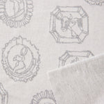 (無料サンプル)＋HAyU fabric ～FLAME ANIMALS～ 綿100％ニットジャガード