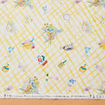 【予約販売】Paper message/ペーパーメッセージ ～花瓶とテーブルクロス～ 綿100%シーチング