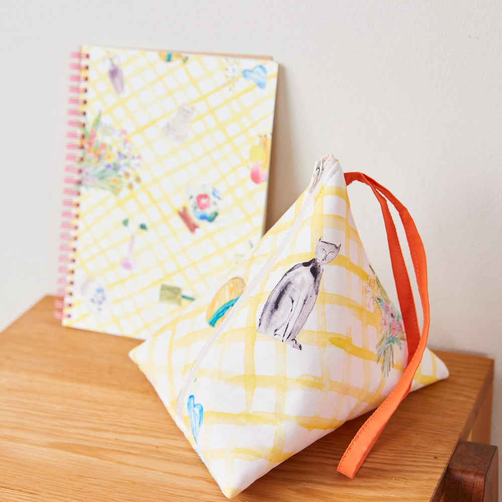 【予約販売】Paper message/ペーパーメッセージ ～花瓶とテーブルクロス～ 綿100%シーチング EGXA-8006-4A
