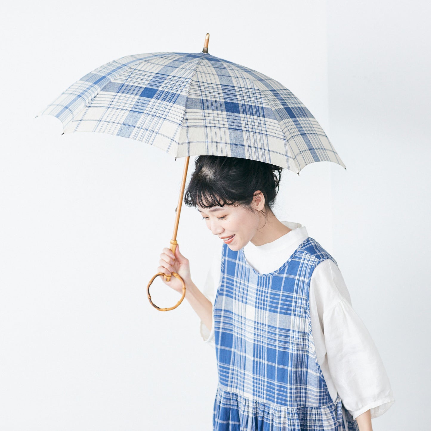 【播州織の傘】晴雨兼用パラソル -チェック-