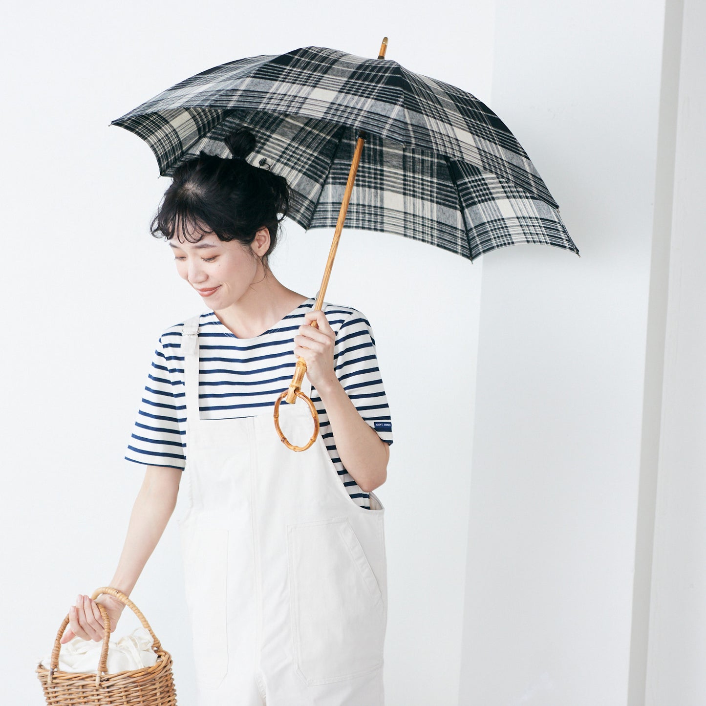 【播州織の傘】晴雨兼用パラソル -チェック-