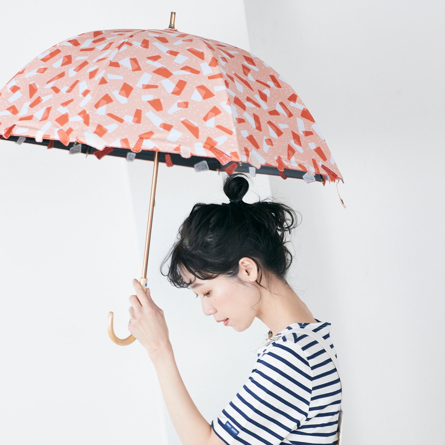 【SALE】【晴雨兼用】coccaの日傘雨傘 Kumo ‐雲- 刺繍(ショート)