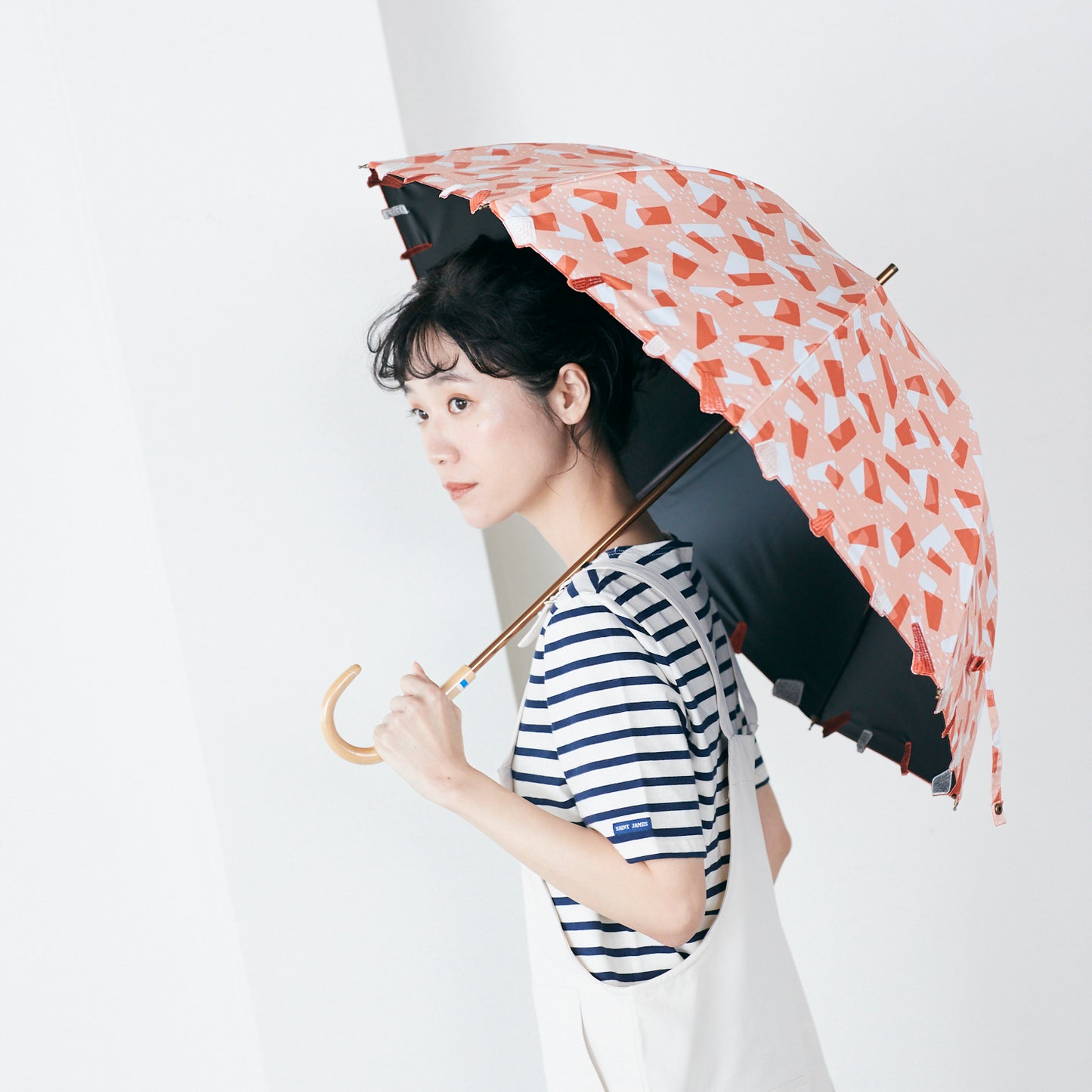 【SALE】【晴雨兼用】coccaの日傘雨傘 Kumo ‐雲- 刺繍(ショート)
