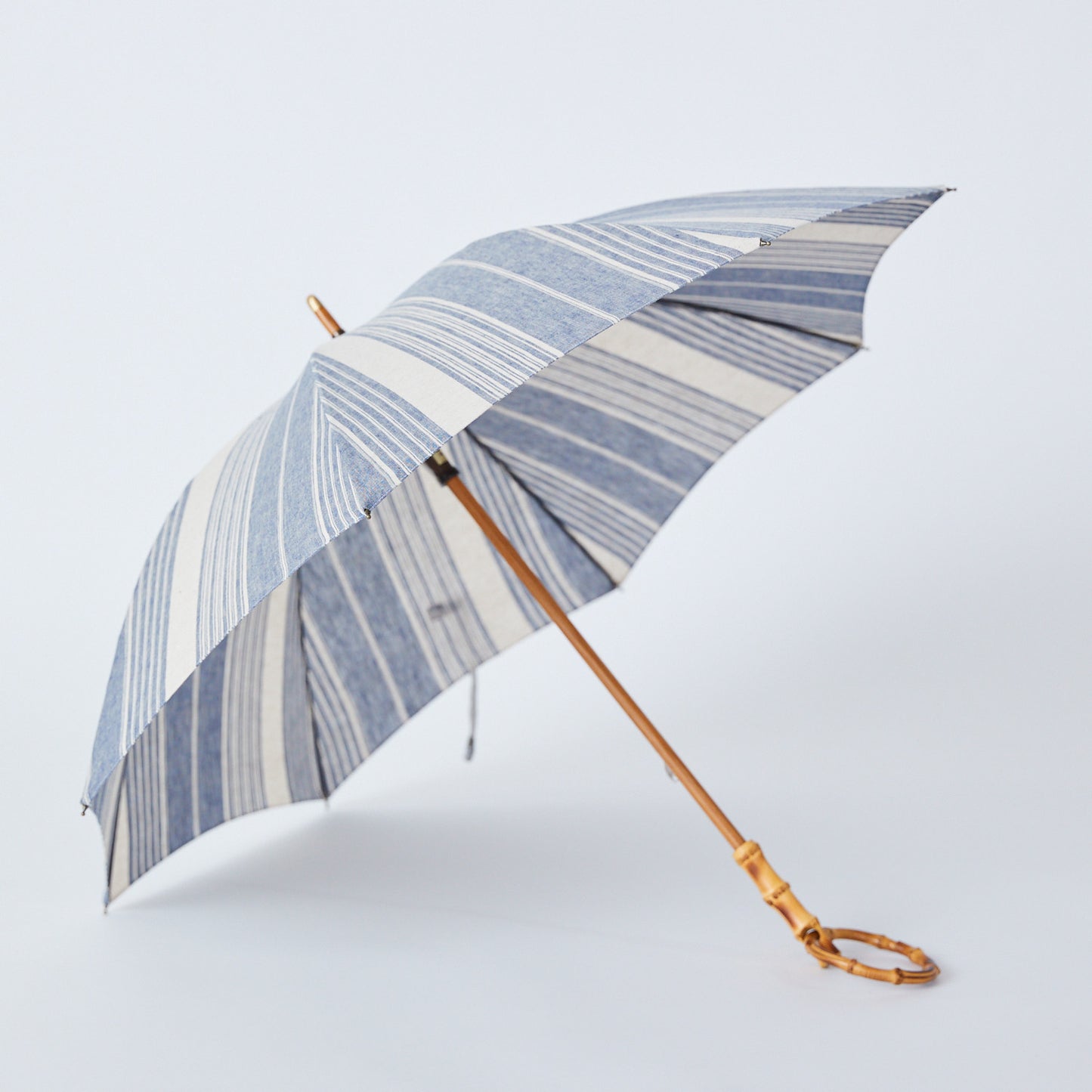 【播州織の傘】晴雨兼用パラソル -ストライプ-