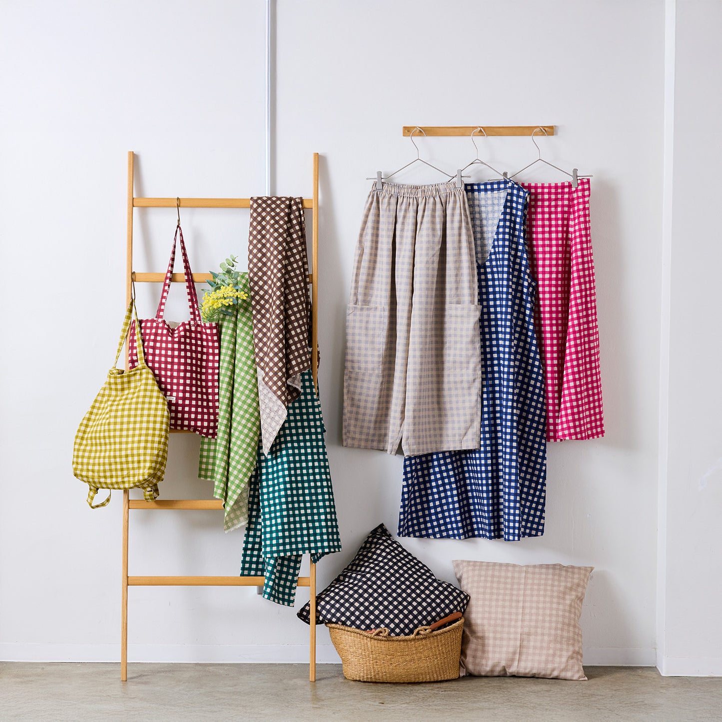 coccaオリジナル gin-gam ギンガム～綿麻シーチング～