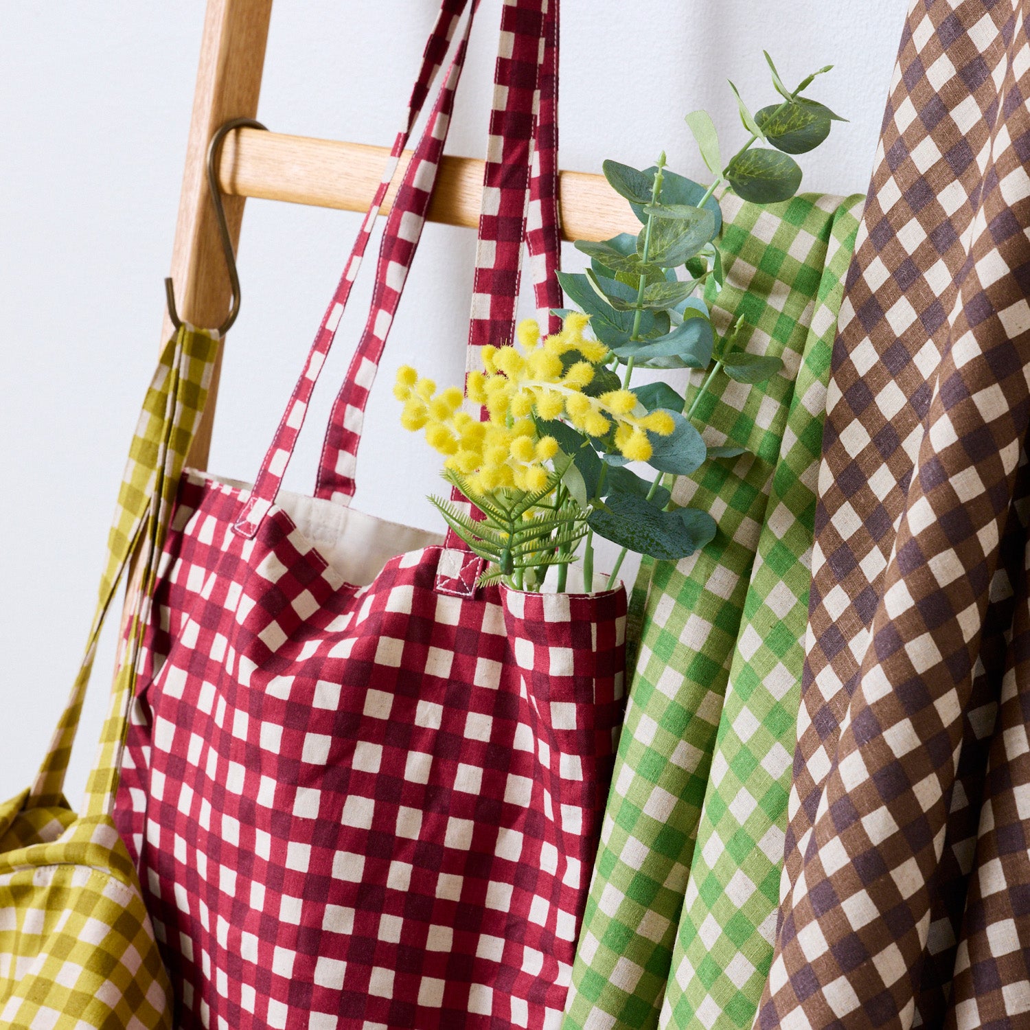 coccaオリジナル gin-gam ギンガム～綿麻シーチング～