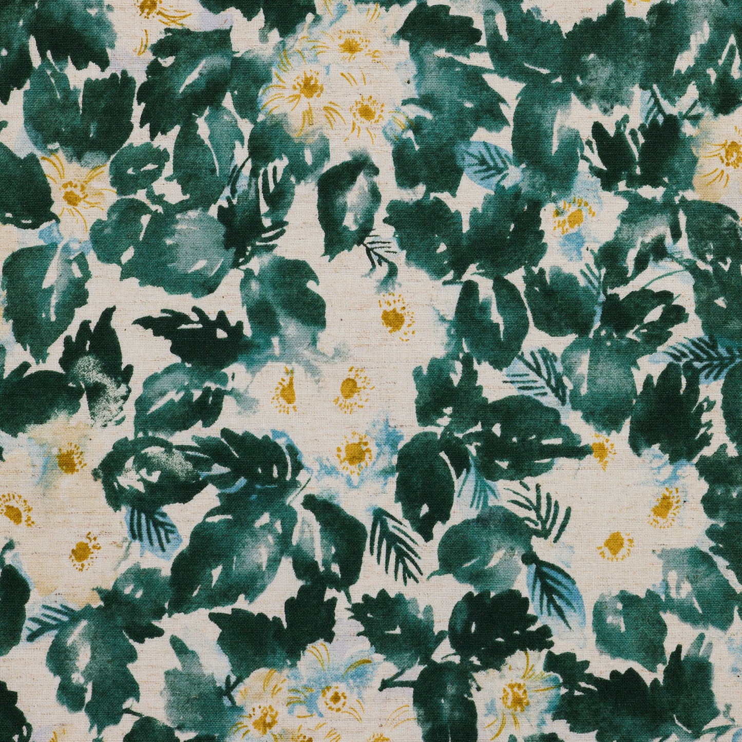 Watercolor garden ～綿麻シーチング～ - cocca