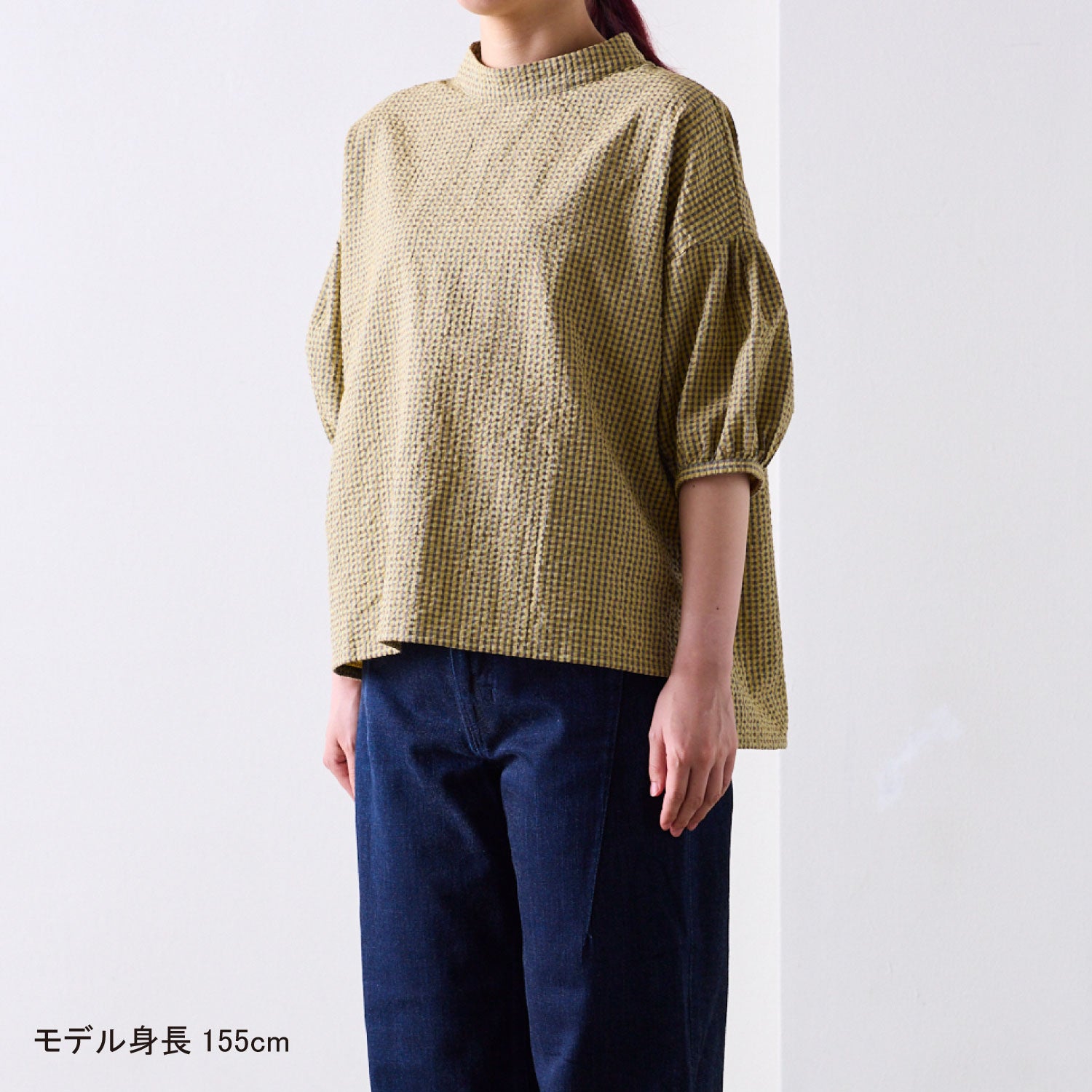 【coccaのお仕立て受注会】マオカラーブラウス ※生地代別 - cocca