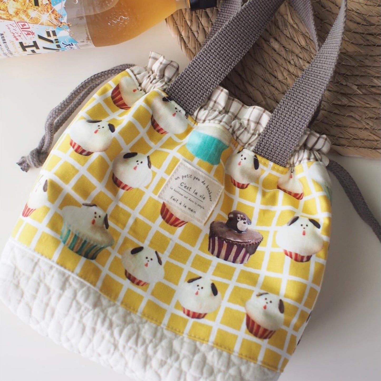 【予約販売】Maison terrier ～cupcake dogs～ 綿100%シーチング