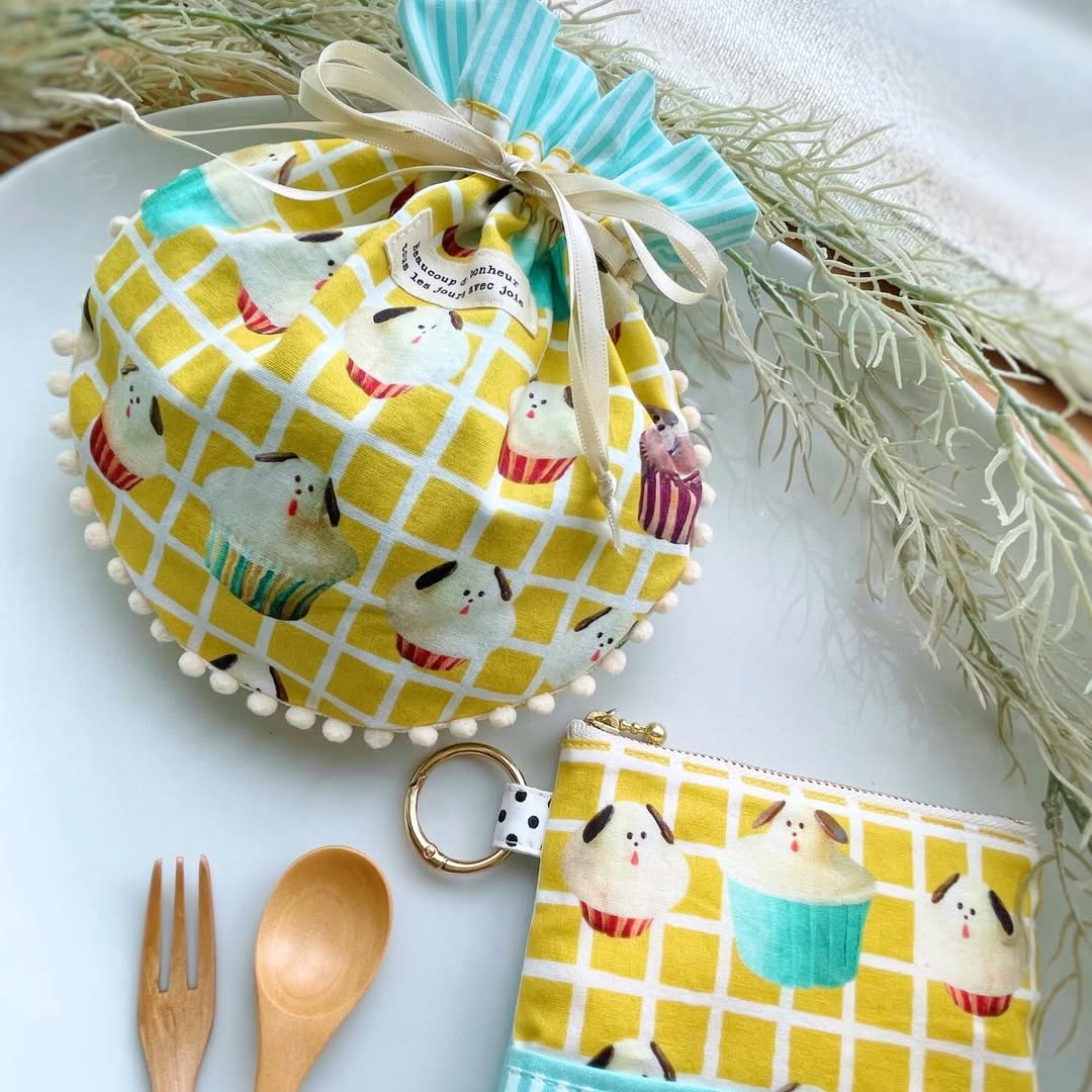 【予約販売】Maison terrier ～cupcake dogs～ 綿100%シーチング
