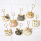 ニャトリエ 刺繍キーホルダー - cocca