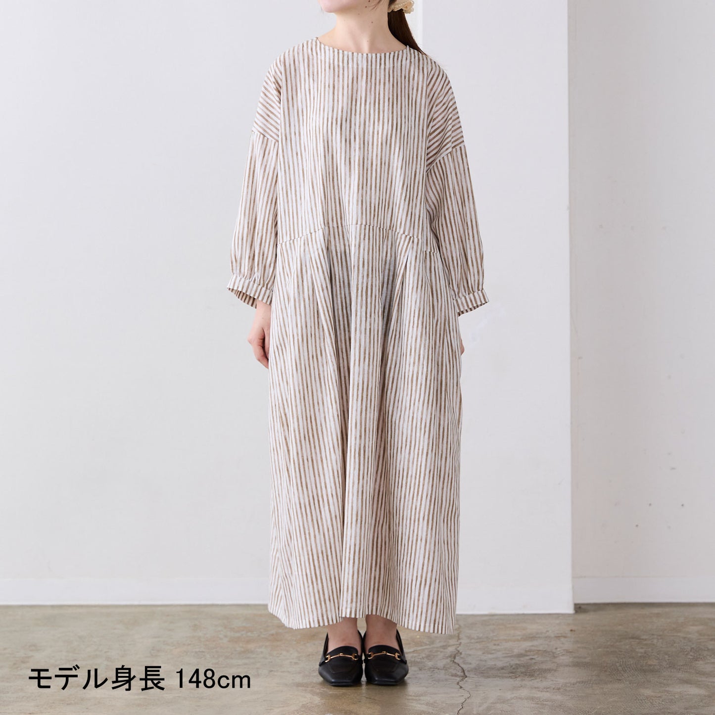 【coccaのお仕立て受注会】長袖ワンピース ※生地代別