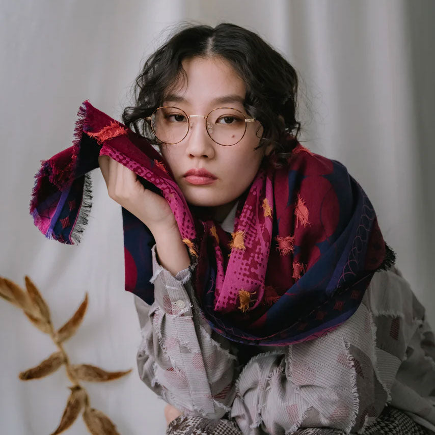 POLS -MIXTURE- FUSA ストール