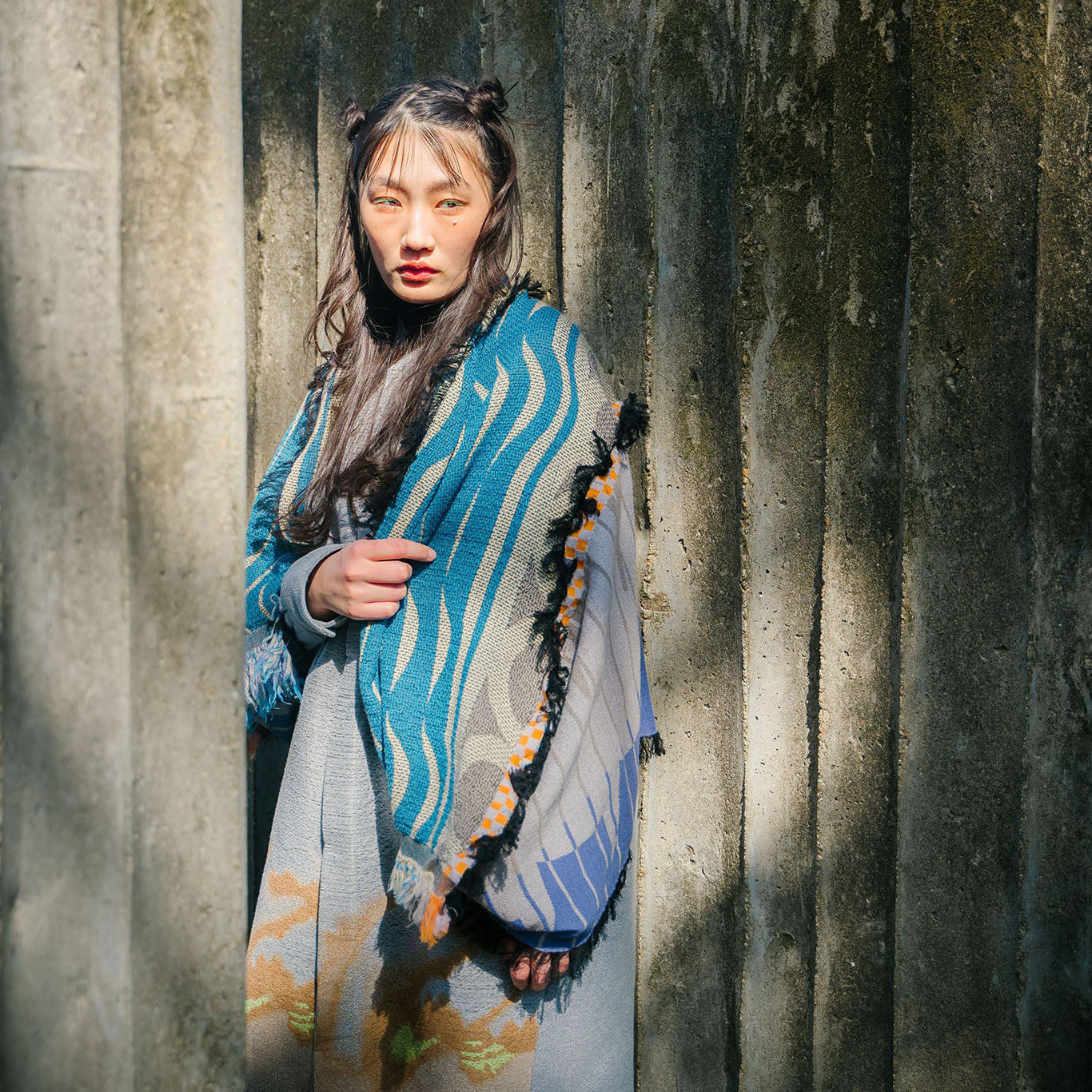 POLS -breeze- MOHIKAN WOOLストール