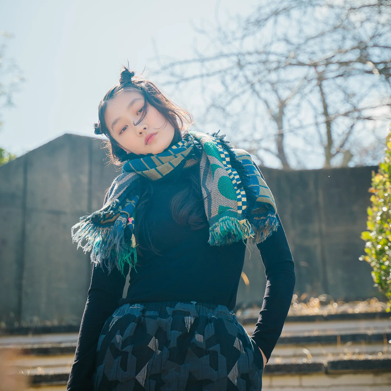 POLS -breeze- MOHIKAN WOOLストール