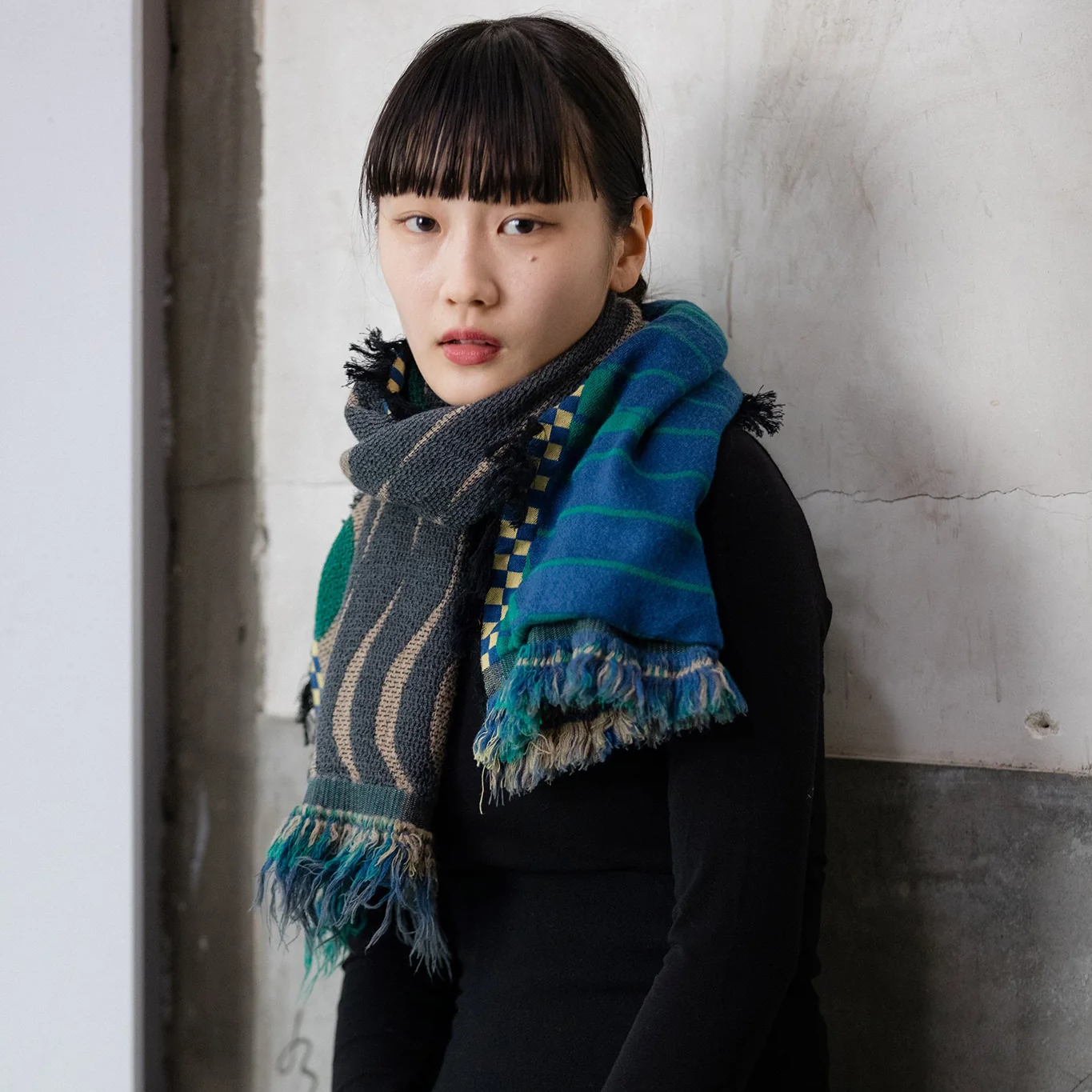 POLS -breeze- MOHIKAN WOOLストール