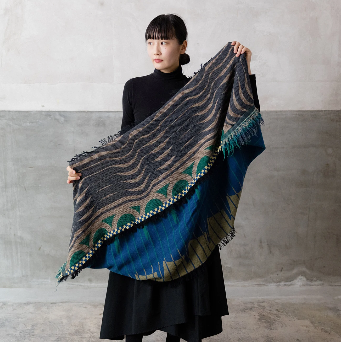 POLS -breeze- MOHIKAN WOOLストール