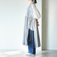 【cocca for】 日に日になじむ、エプロンワンピース "播州織ハーフリネン"