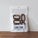LINK LINK  アクリル マーブルチェーン 5個入