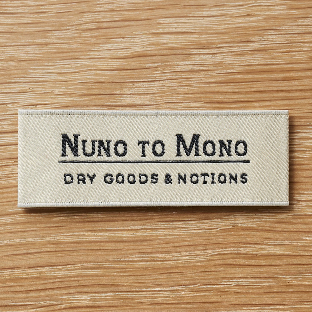 【NUNO TO MONO】刺繍ネームタグセット