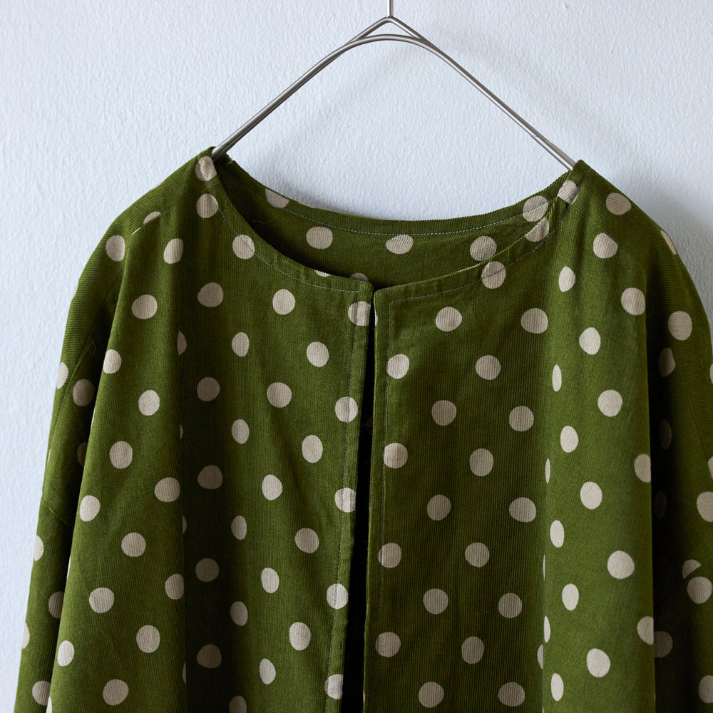 【SALE】シャツコーデュロイ ～ドット～