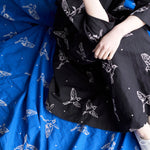 (無料サンプル)echino/エチノ 2022 ～bird～ 綿麻シーチング 刺繍