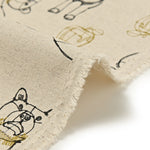(無料サンプル)＋HAyU fabric ～HAyU BEAR～ 綿麻キャンバス