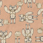 (無料サンプル)＋HAyU fabric ～HAyU BEAR～ 綿麻キャンバス